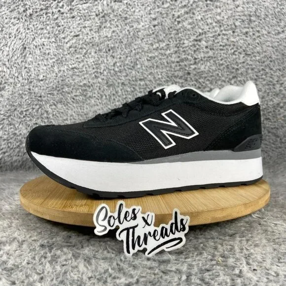 New Balance 515H Classic Size 10 Women Sneakers Black White WL515HBK - Picture 5 of 7